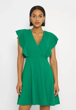 Wal G Lauren Frill Sleeve Skater Dress – Jersey Dress . Discount Online|Women Dress
