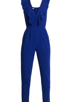 Wal G Leah Ruffle V Neck Jumpsuit – Jumpsuit . Discount Online|Women Jumpsuit