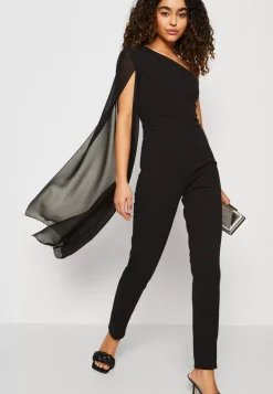 Wal G Loura Cape Sleeve – Jumpsuit . Free Delivery|Women Jumpsuit