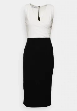 Wal G Lova V Neck Bow Midi Dress – Cocktail Dress / Party Dress . Hot Selling|Women Dress