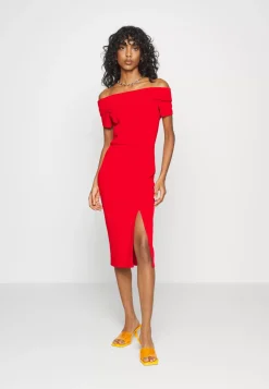 Wal G Love Off The Shoulder Midi Dress – Shift Dress . Crazy Deals|Women Dress