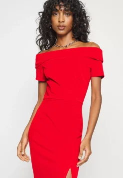 Wal G Love Off The Shoulder Midi Dress – Shift Dress . Crazy Deals|Women Dress