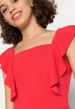 Wal G Lucy Ruffle Midi Dress – Cocktail Dress / Party Dress . Free Delivery|Women Dress
