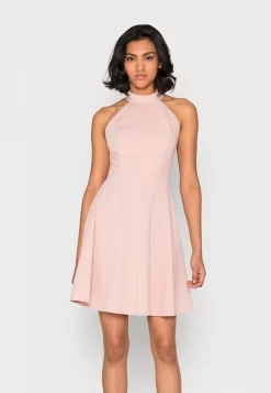 Wal G Maja Halter Neck Strappy Back Skater Dress – Cocktail Dress / Party Dress . Crazy Deals|Women Dress