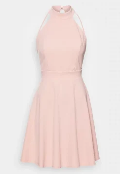 Wal G Maja Halter Neck Strappy Back Skater Dress – Cocktail Dress / Party Dress . Crazy Deals|Women Dress