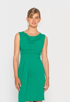 Wal G Malcolm Round Neck Pleat Midi Dress – Shift Dress . Free Delivery|Women Dress