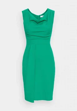 Wal G Malcolm Round Neck Pleat Midi Dress – Shift Dress . Free Delivery|Women Dress