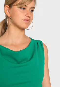 Wal G Malcolm Round Neck Pleat Midi Dress – Shift Dress . Free Delivery|Women Dress