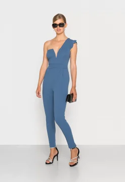 Wal G Meine One Shoulder Ruffle – Jumpsuit . Special|Women Jumpsuit