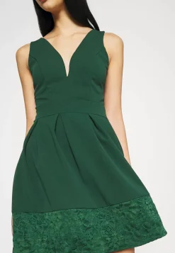 Wal G Nadia Vplunge Neck Skater Dress – Cocktail Dress / Party Dress . Closeout Sale|Women Dress