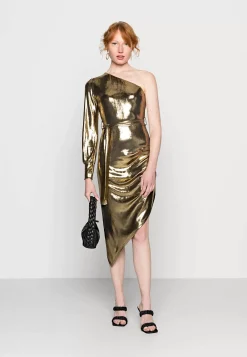 Wal G Olli One Sleeve Midi Dress – Shift Dress . Discount Online|Women Dress