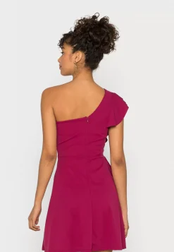 Wal G One Shoulder Skater Dress – Jersey Dress . Online Sales|Women Dress