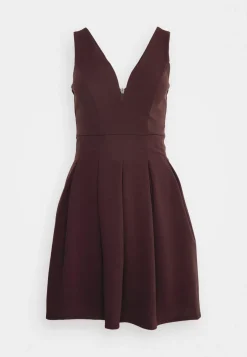 Wal G Plain V Neck Skater – Day Dress . Online Sales|Women Dress
