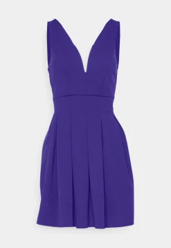 Wal G Plain V Neck Skater – Jersey Dress . Excellent|Women Dress
