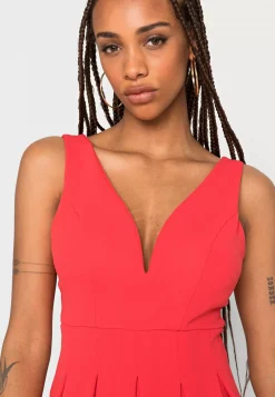 Wal G Pleated Fit And Flare – Cocktail Dress / Party Dress . Closeout Sale|Women Dress