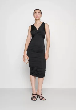Wal G Sally V Neck Midi Dress – Cocktail Dress / Party Dress . Crazy Deals|Women Dress