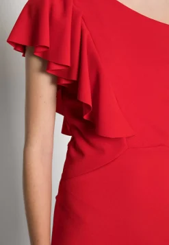 Wal G Shilpa Side Frill Midi Dress – Jersey Dress . Discount Sale|Women Dress