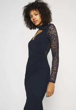 Wal G Sonia Lace Detail Midi Dress – Cocktail Dress / Party Dress . Shop|Women Dress