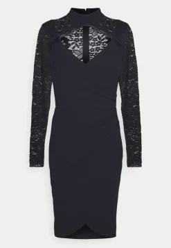 Wal G Sonia Lace Detail Midi Dress – Cocktail Dress / Party Dress . Shop|Women Dress