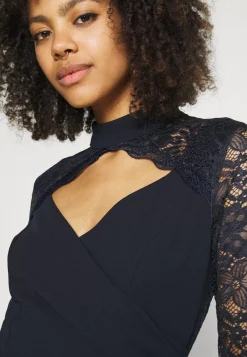 Wal G Sonia Lace Detail Midi Dress – Cocktail Dress / Party Dress . Shop|Women Dress
