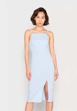 Wal G Strappy Square Neck Midi Dress – Shift Dress . Excellent|Women Dress