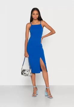 Wal G Strappy Square Neck Midi Dress – Shift Dress . Opening Sales|Women Dress