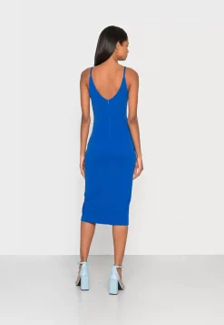 Wal G Strappy Square Neck Midi Dress – Shift Dress . Opening Sales|Women Dress