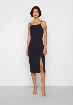 Wal G Strappy Square Neck Midi Dress – Shift Dress . Online Sales|Women Dress