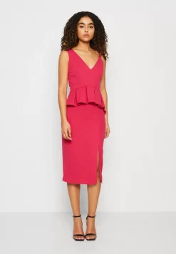 Wal G Sweeny Peplum Midi Dress – Jersey Dress . Top Sellers|Women Dress