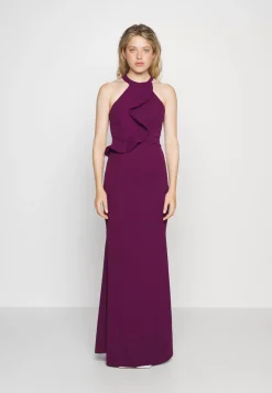 Wal G Tilly Ruffle Halter Neck Maxi Dress – Jersey Dress . Online Sales|Women Dress