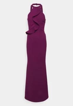 Wal G Tilly Ruffle Halter Neck Maxi Dress – Jersey Dress . Online Sales|Women Dress