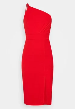 Wal G Tom One Shoulder Midi – Cocktail Dress / Party Dress . Cheap|Women Dress