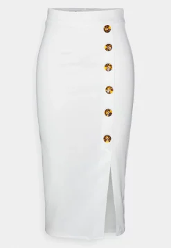 Wal G Tortoise Button Skirt – Pencil Skirt . Crazy Deals|Women Skirt