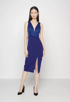Wal G V Neck Midi Dress – Shift Dress . Discount Online|Women Dress