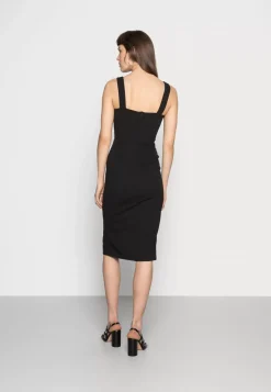 Wal G V Neck Midi Dress – Shift Dress . Closeout Sale|Women Dress