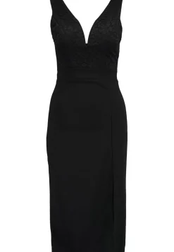 Wal G V Neck Midi Dress – Shift Dress . Closeout Sale|Women Dress