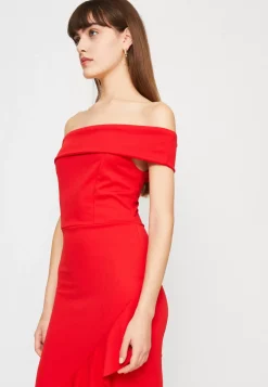 Wal G Vallery Ruffle Midi – Jersey Dress . Discount Online|Women Dress