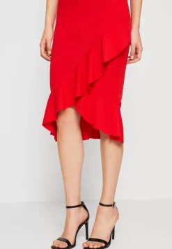 Wal G Vallery Ruffle Midi – Jersey Dress . Discount Online|Women Dress