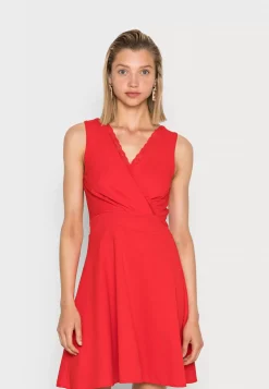 Wal G Vera V Neck Scallop Detail Skater Dress – Cocktail Dress / Party Dress . Shop|Women Dress