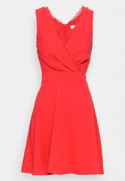 Wal G Vera V Neck Scallop Detail Skater Dress – Cocktail Dress / Party Dress . Shop|Women Dress