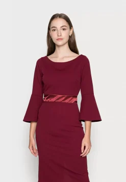Wal G Vinnie Flare Sleeve Midi Dress – Jersey Dress . Crazy Deals|Women Dress