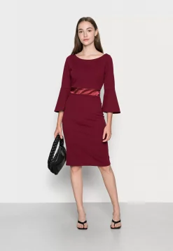 Wal G Vinnie Flare Sleeve Midi Dress – Jersey Dress . Crazy Deals|Women Dress