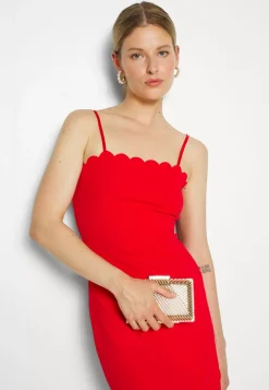 Wal G Wgxzl Wedding – Abel Scallop Neck Midi Dress – Cocktail Dress / Party Dress . Shop|Women Dress