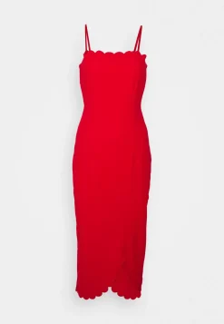 Wal G Wgxzl Wedding – Abel Scallop Neck Midi Dress – Cocktail Dress / Party Dress . Shop|Women Dress
