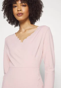 Wal G Wgxzl Wedding – Alexanda Scallop V Neck Midi Dress – Shift Dress . Sale|Women Dress