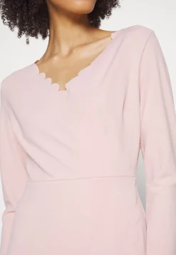 Wal G Wgxzl Wedding – Alexanda Scallop V Neck Midi Dress – Shift Dress . Sale|Women Dress