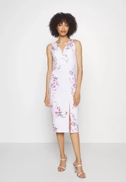 Wal G Wgxzl Wedding – Alma V Neck Midi Dress – Cocktail Dress / Party Dress . Discount Online|Women Dress
