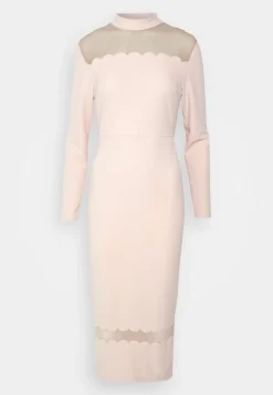 Wal G Wgxzl Wedding – Franka High Neck Mesh Midi Dress – Cocktail Dress / Party Dress . Cheap|Women Dress