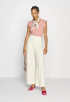 Wal G Wgxzl Wedding – Joy Frill Sleeve Body Suit – Print T-Shirt . Sale|Women Top