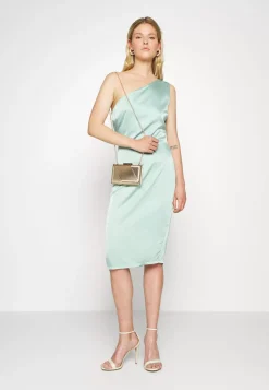 Wal G Wgxzl Wedding – Joy One Shoulder Ruffle Midi Dress – Cocktail Dress / Party Dress . Online Sales|Women Dress